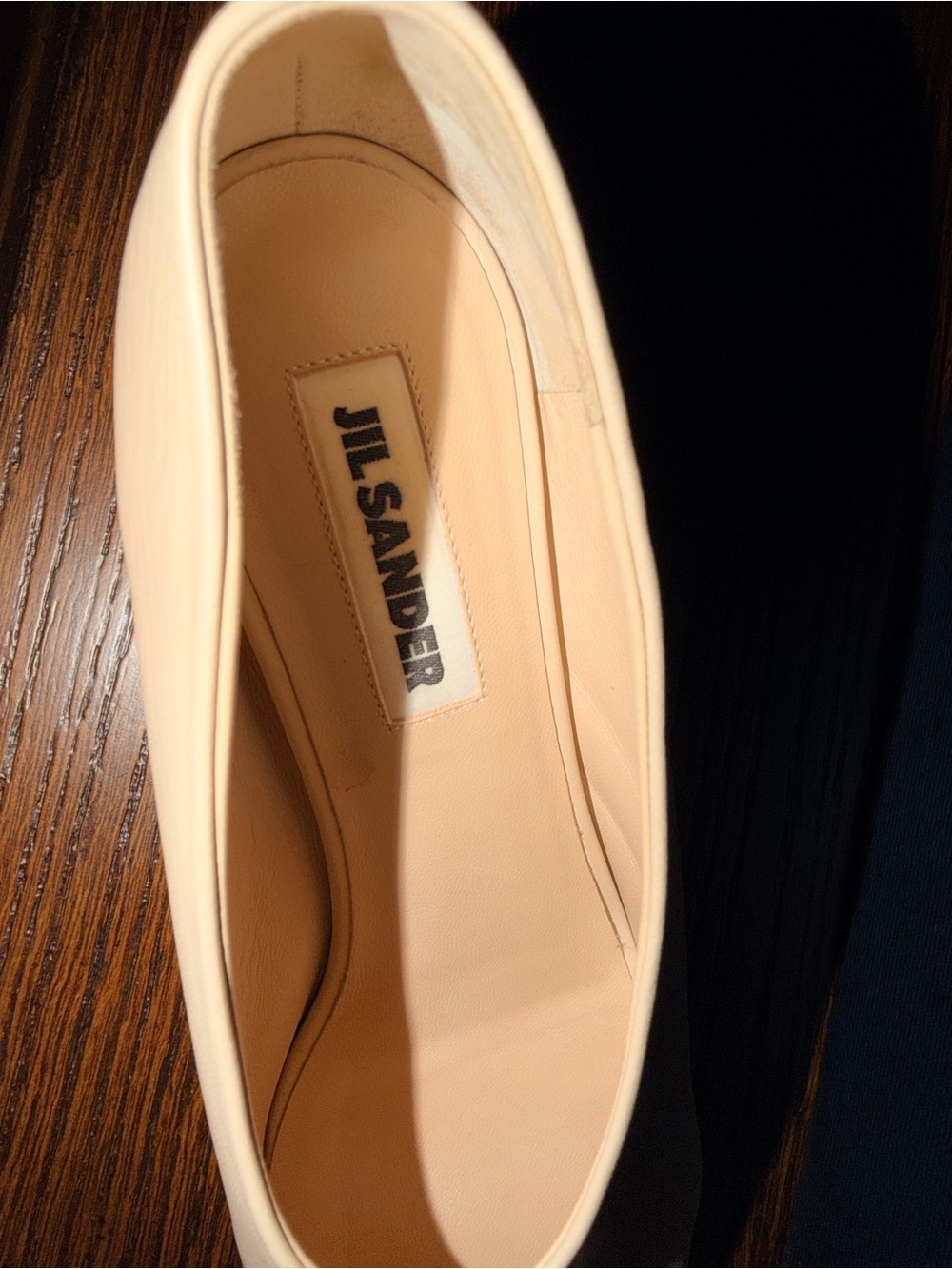 Jil Sander leather pumps 39.5 EU
beige, sculptural heel - Picture 7 of 10